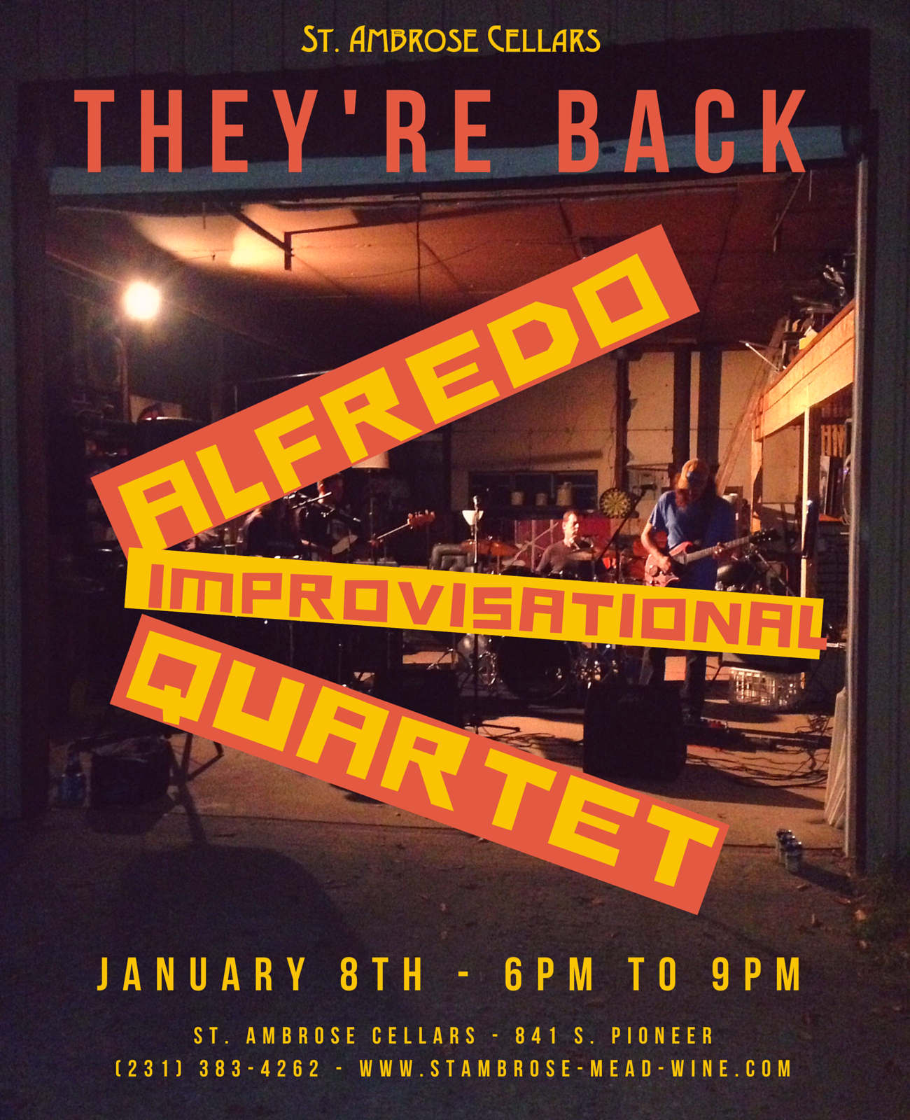 Alfredo Improvisational Quartet Live
