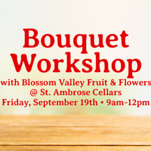 Bouquet Workshop with Blossom Valley